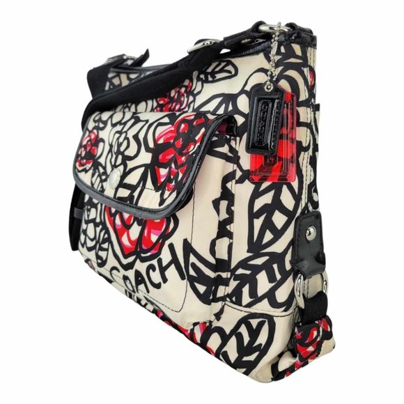 AUTHENTIC Coach Kyra Poppy Medium Crossbody/ Shoulder Bag - Floral / Daisy 🌼 - Picture 6 of 13
